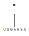 MOANA * COLGANTE 1L LED 7W - GRIS OSCURO